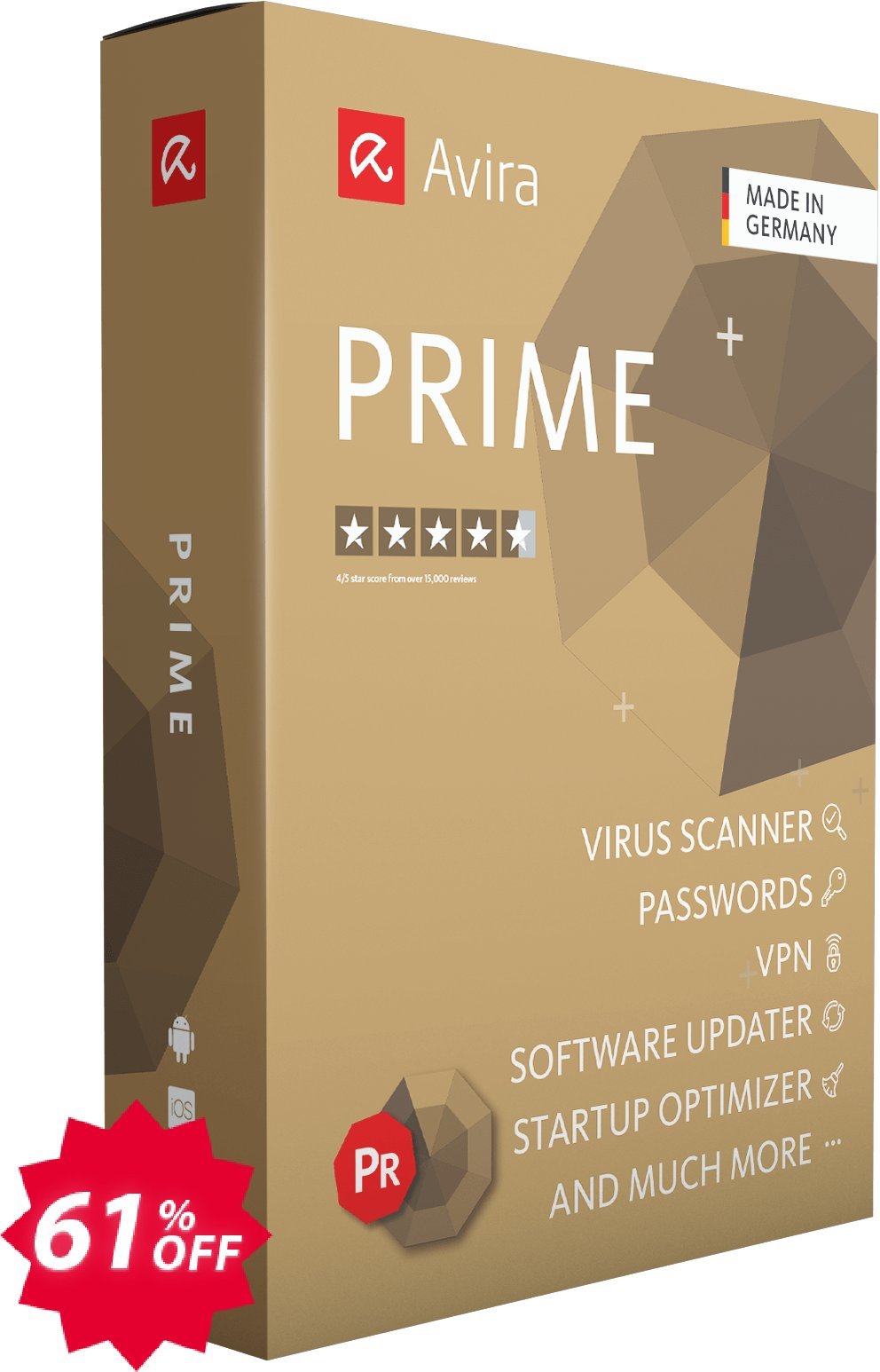 Avira Prime 2 years Coupon code 61% discount 