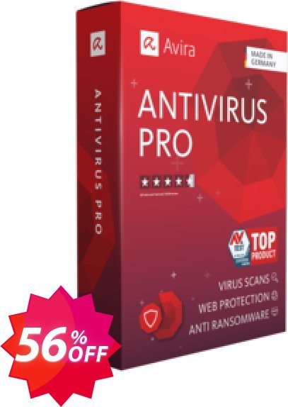 Avira Antivirus Pro Coupon code 56% discount 