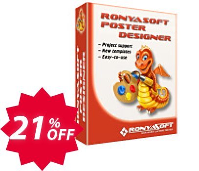 RonyaSoft Poster Designer, Business Plan  Coupon code 21% discount 