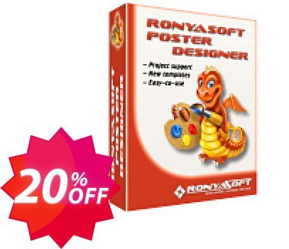 RonyaSoft Poster Designer, Enterprise Plan  Coupon code 20% discount 