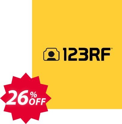 123RF Subscription Plan Coupon code 26% discount 