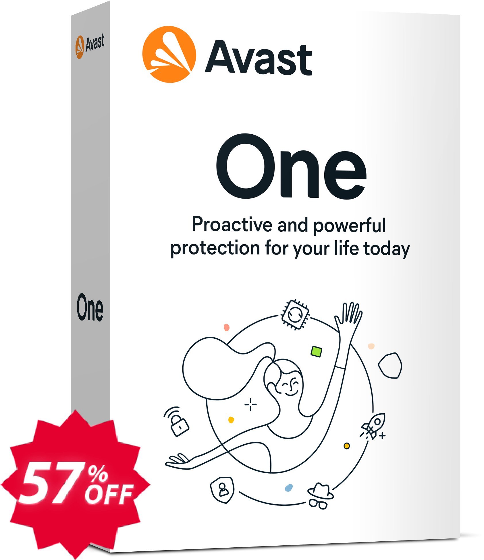Avast One Family Coupon code 57% discount 