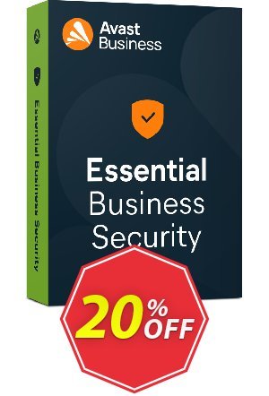 Avast Essential Business Security Coupon code 20% discount 