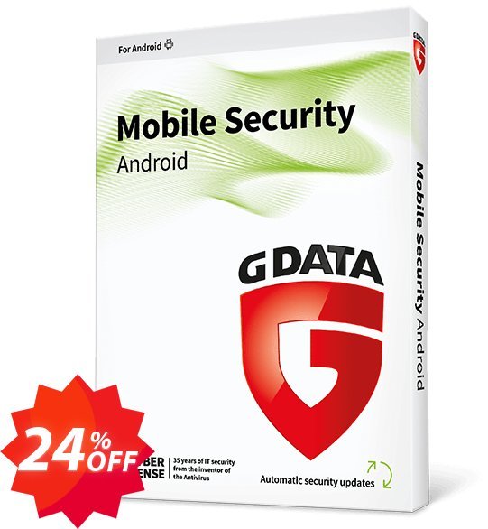 GDATA Mobile Security Android Coupon code 24% discount 