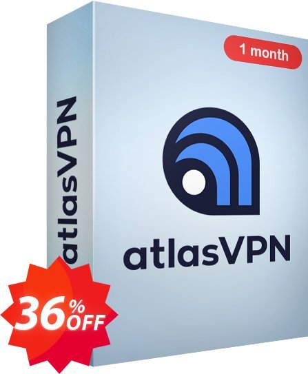 AtlasVPN Monthly Coupon code 36% discount 