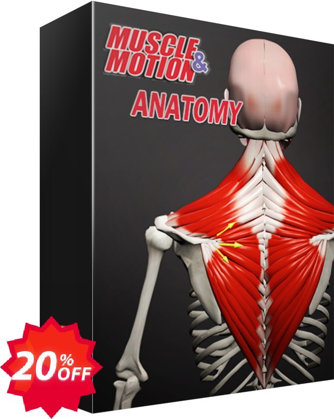 Muscle & Motion Anatomy Monthly Coupon code 20% discount 