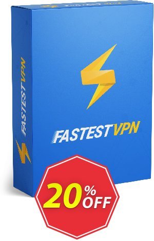 FastestVPN Monthly Coupon code 20% discount 