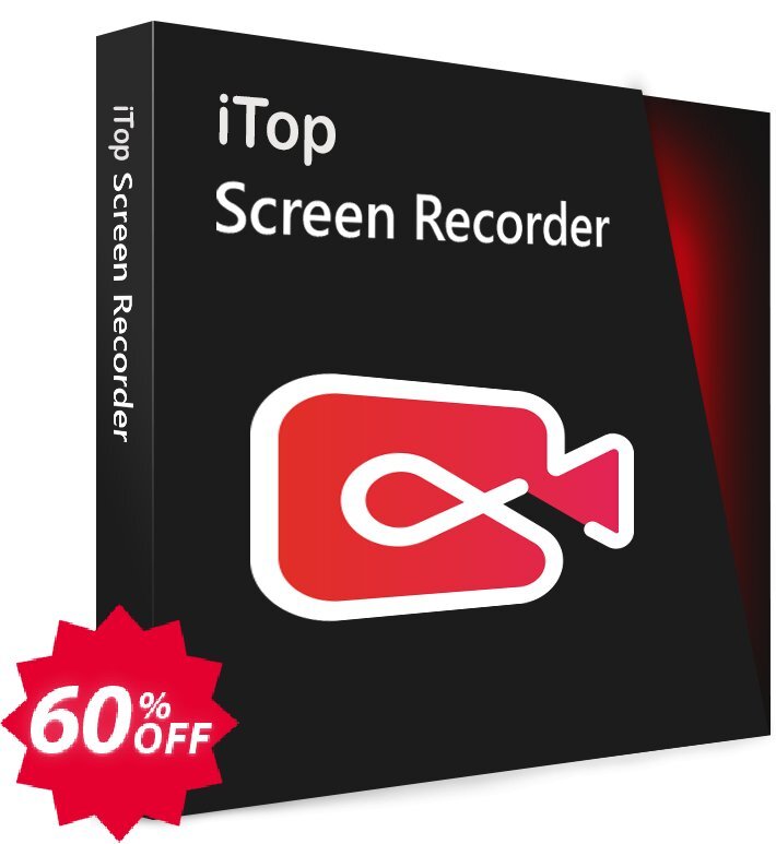 iTop screen Recorder, Yearly / 3 PCs  Coupon code 60% discount 