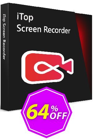 iTop screen Recorder, Monthly / 1 PC  Coupon code 64% discount 