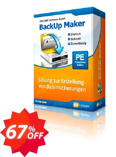 ASCOMP Backup Maker Coupon code 67% discount 