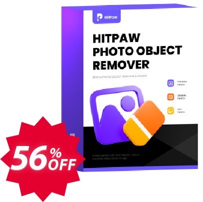 HitPaw Photo Object Remover Coupon code 56% discount 