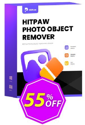 HitPaw Photo Object Remover MAC Lifetime Coupon code 55% discount 