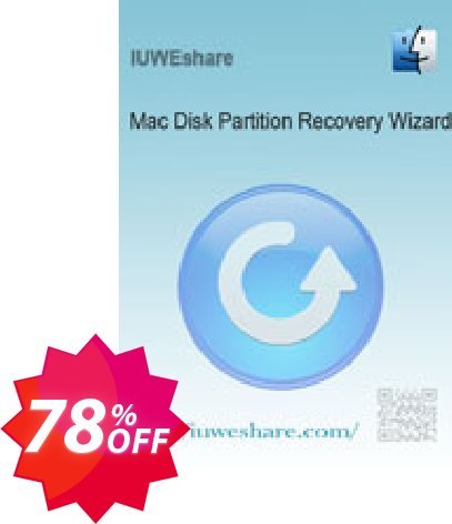 IUWEshare MAC Disk Partition Recovery Wizard Coupon code 78% discount 