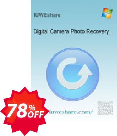 IUWEshare Digital Camera Photo Recovery Coupon code 78% discount 