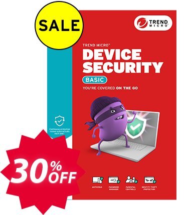 Trend Micro Device Security Basic Coupon code 30% discount 