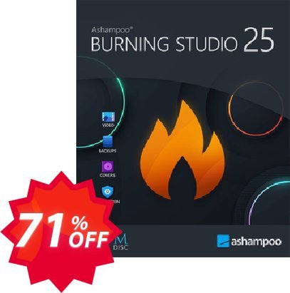 Ashampoo Burning Studio 25 Coupon code 71% discount 