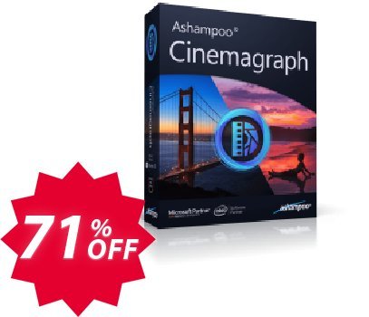 Ashampoo Cinemagraph Coupon code 71% discount 