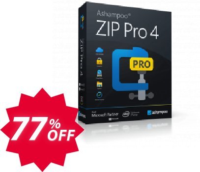 Ashampoo Zip Pro 4 Coupon code 77% discount 