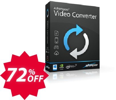 Ashampoo Video Converter Coupon code 72% discount 