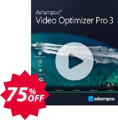 Ashampoo Video Optimizer Pro 3 Coupon code 75% discount 
