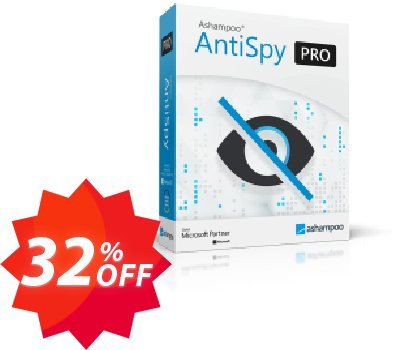 Ashampoo AntiSpy Pro Coupon code 32% discount 