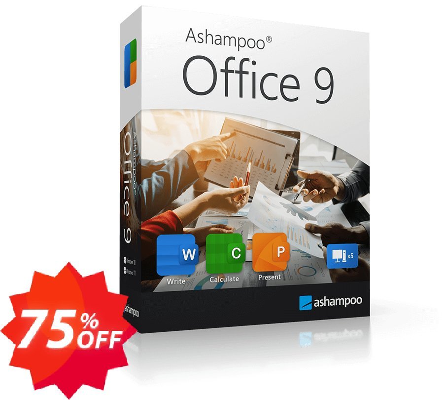 Ashampoo Office 9 Coupon code 75% discount 