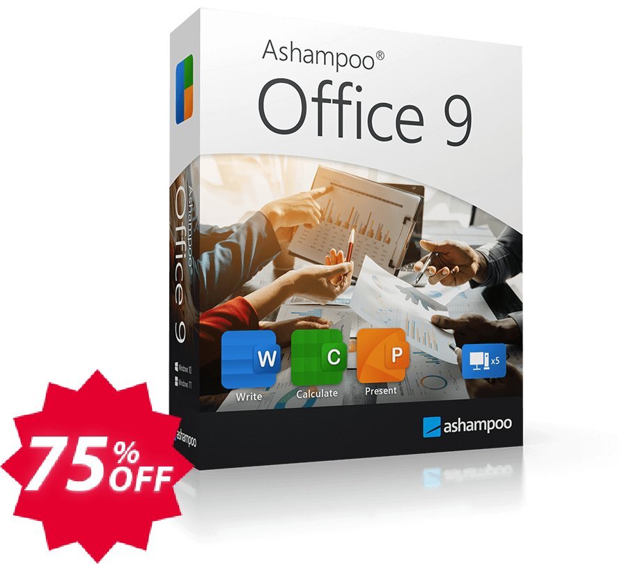 Ashampoo Office 9 Coupon code 75% discount 