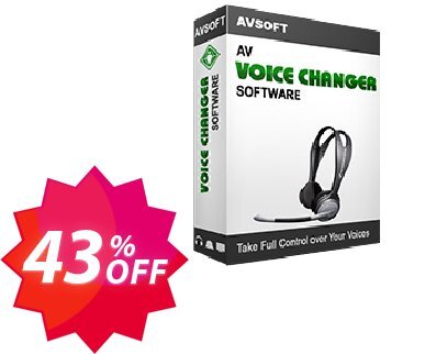 AV Voice Changer Software 7.0 Coupon code 43% discount 