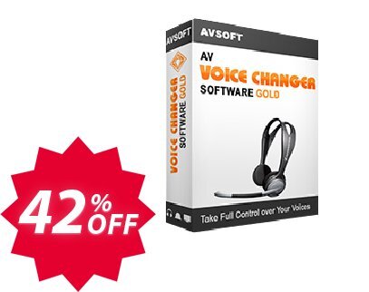 AV Voice Changer Software Gold Coupon code 42% discount 