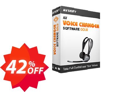 AV Voice Changer Software Gold Coupon code 42% discount 