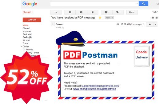 PDF Postman for Outlook Coupon code 52% discount 