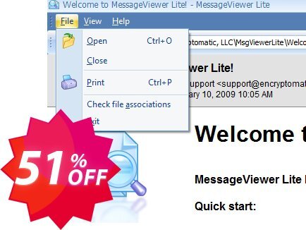 Message Viewer Lite Coupon code 51% discount 