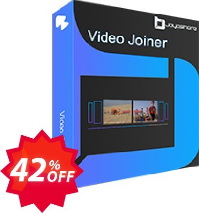 JOYOshare Video Joiner Single Plan Coupon code 42% discount 