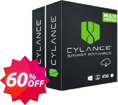 Cylance Smart Antivirus Yearly / 5 devices Coupon code 60% discount 