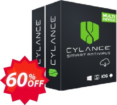 Cylance Smart Antivirus 2 year / 5 devices Coupon code 60% discount 