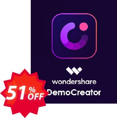 Wondershare DemoCreator for MAC Coupon code 51% discount 