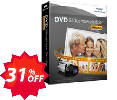 Wondershare DVD Slideshow Builder Deluxe Coupon code 31% discount 