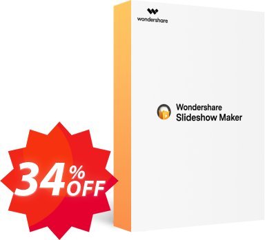 Wondershare Fotophire Slideshow Maker Coupon code 34% discount 