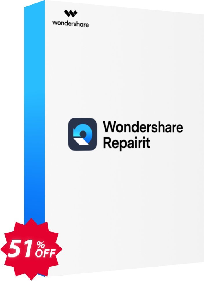 Wondershare Repairit Coupon code 51% discount 