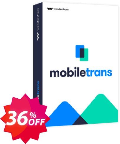 Wondershare MobileTrans - WhatsApp Transfer Coupon code 36% discount 