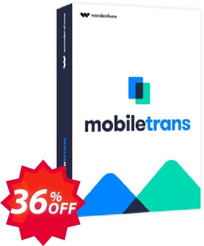 Wondershare MobileTrans - WhatsApp Transfer Coupon code 36% discount 