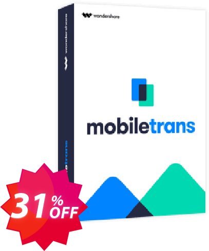 Wondershare MobileTrans, Lifetime Plan  Coupon code 31% discount 