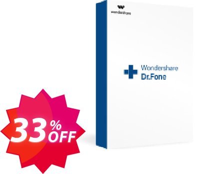 Wondershare Dr.Fone Phone Manager Android Coupon code 33% discount 