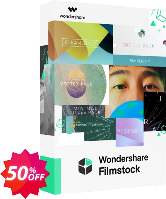 Wondershare Filmstock Coupon code 50% discount 
