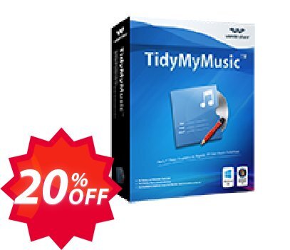 Wondershare Tidymymusic Coupon code 20% discount 
