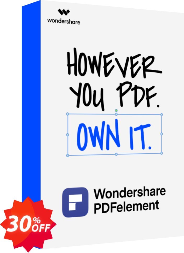 Wondershare PDFelement for MAC, Perpetual Plan  Coupon code 30% discount 