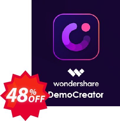 Bundle: Wondershare DemoCreator + Effects Coupon code 48% discount 