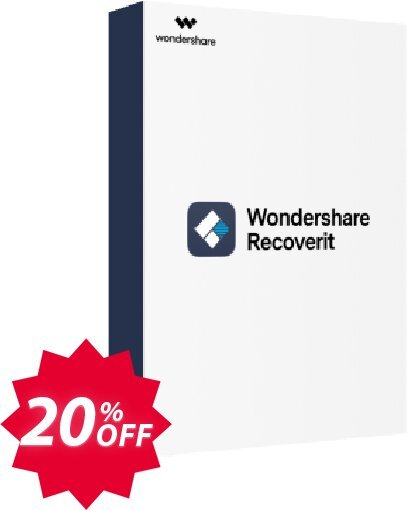 Wondershare Recoverit, Yearly Plan  Coupon code 20% discount 
