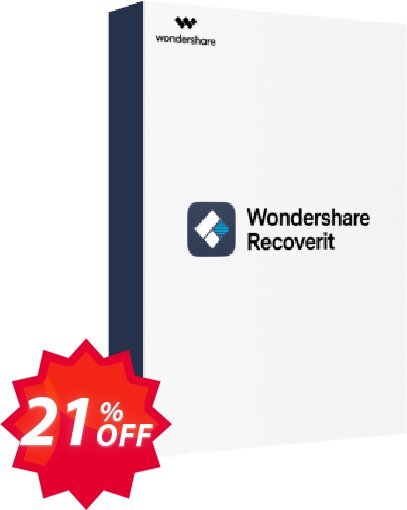 Wondershare Recoverit, Monthly Plan  Coupon code 21% discount 