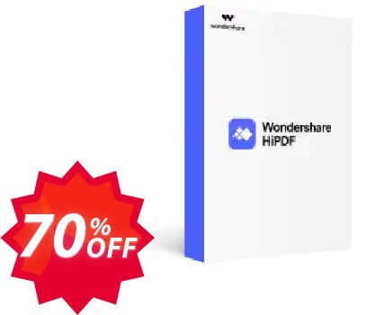 Wondershare HiPDF Pro Coupon code 70% discount 